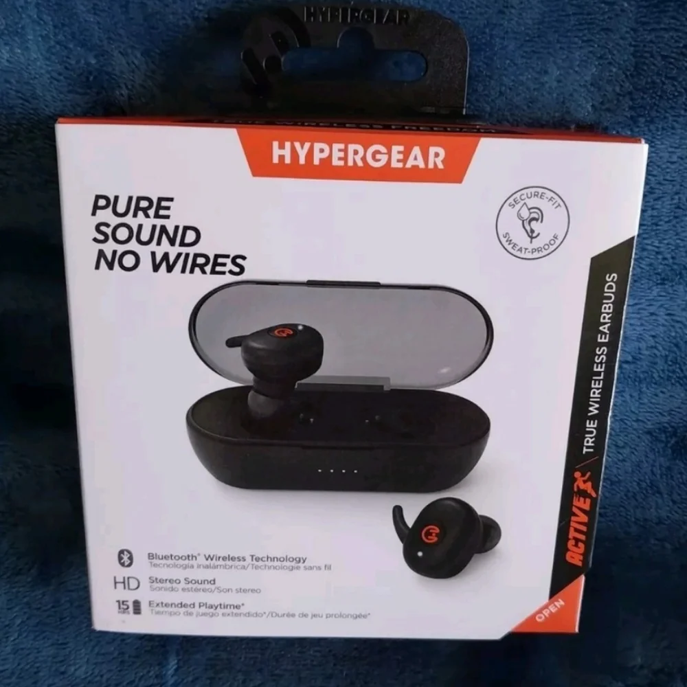 New Hypergear Wireless Earbuds True Sounds No Strings Attached